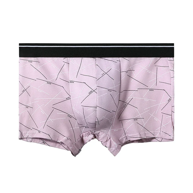 

5PCS Men's underpants. Made of cotton, they are thin summer-style boxer shorts. These underpants are suitable for male sports an