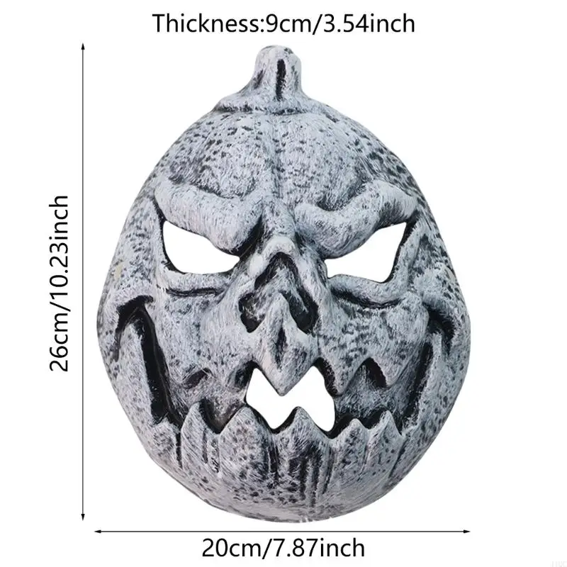 2025 Neues gruseliges Skelett Maske Mardi Gras Mask Skull Vollgesichtsmaske Kürbismaske Frauen Männer