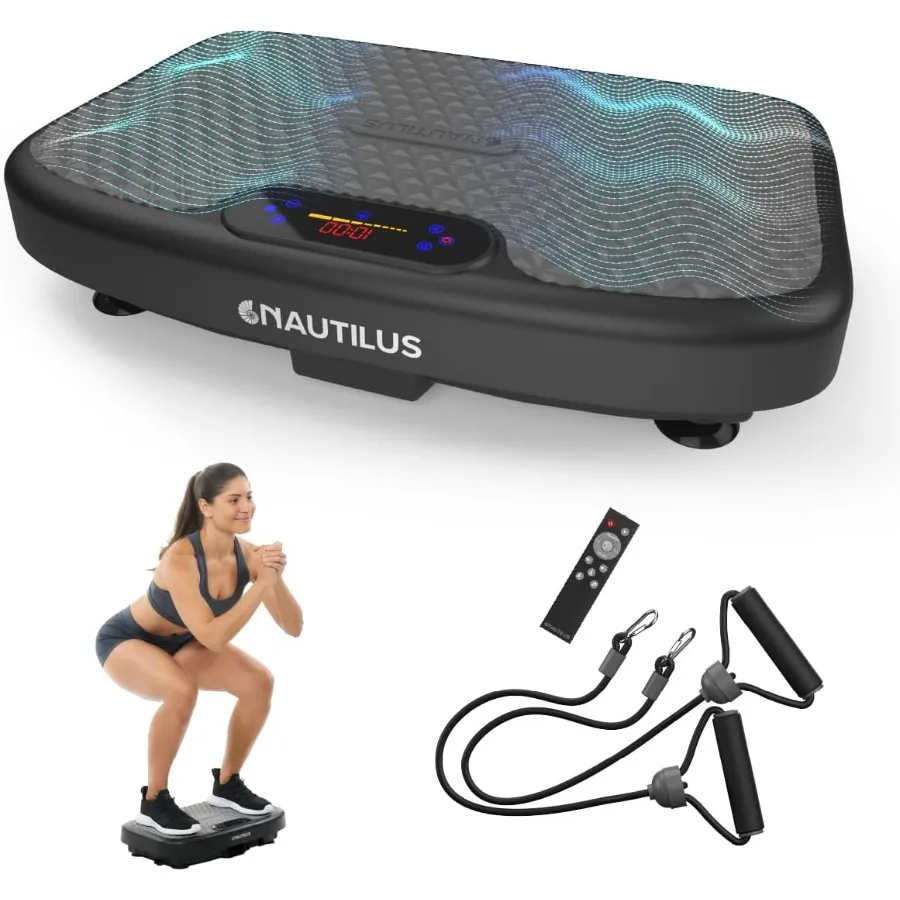 

Nautilus Vibratone Pro Vibration Plate Full Body Fitness and Exercise Platform - Muscle Strength Circulation