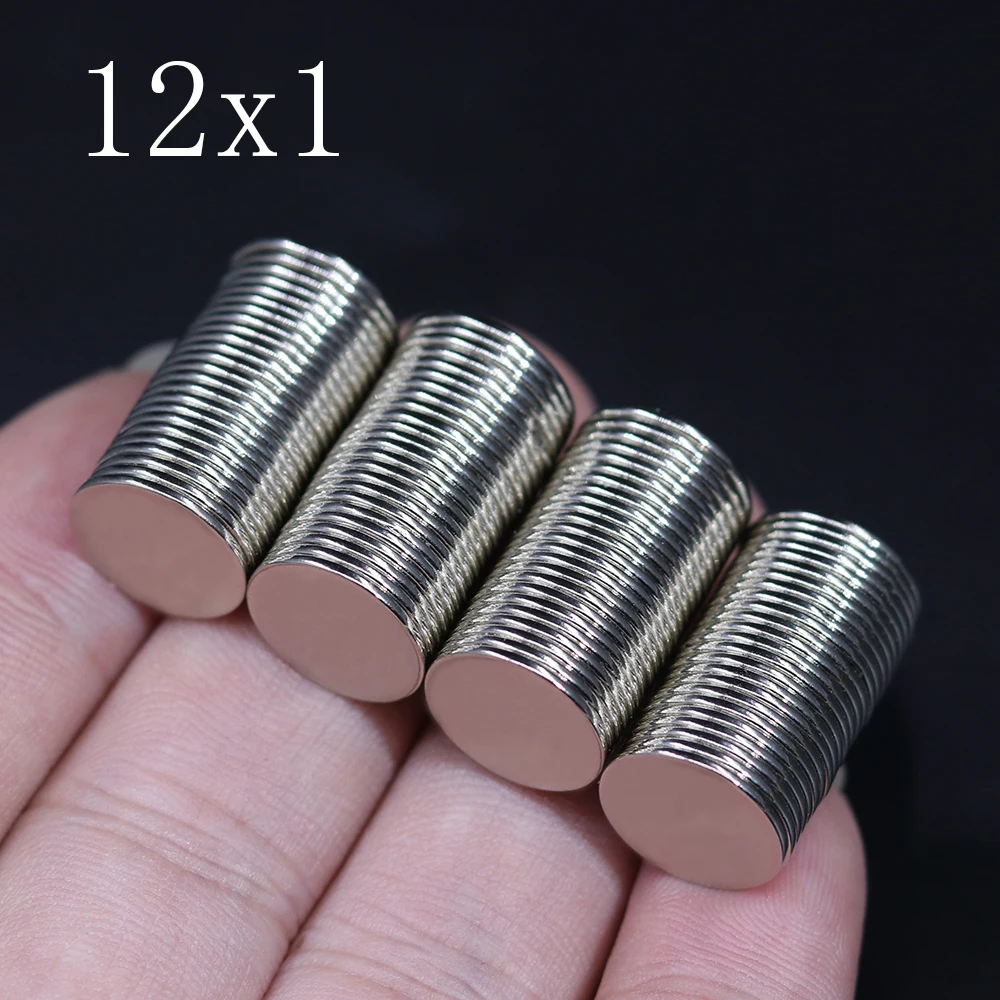 

10/50/100/200 Pcs 12x1 Neodymium Magnet 12mm x 1mm N35 NdFeB Round Super Powerful Strong Permanent Magnetic imanes Disc