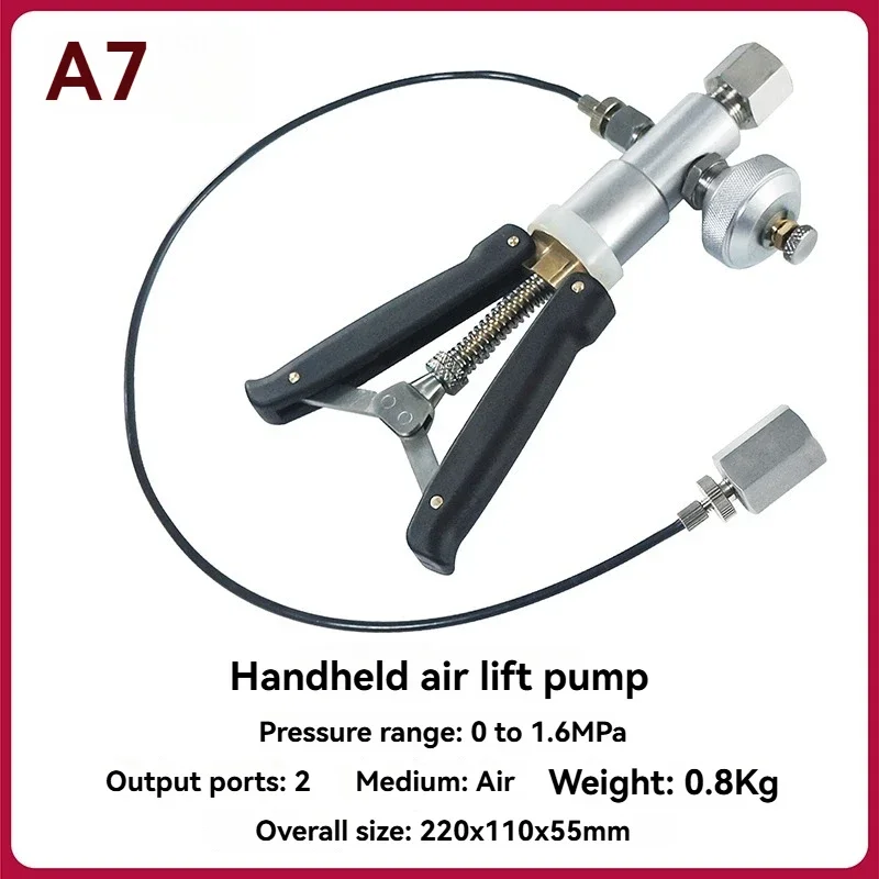 

Лабораторный портативный пневматический насос для вакуумной калибровки, манометр, датчик давления, калибровка датчиков давления, тестирование давления