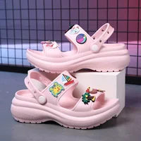 Sandals for Women 2023 Korean Wedge Platform High Heels Ladies Shoes Outdoor Beach Peep Toe Non-slip Sandalias De Mujer - Image 4