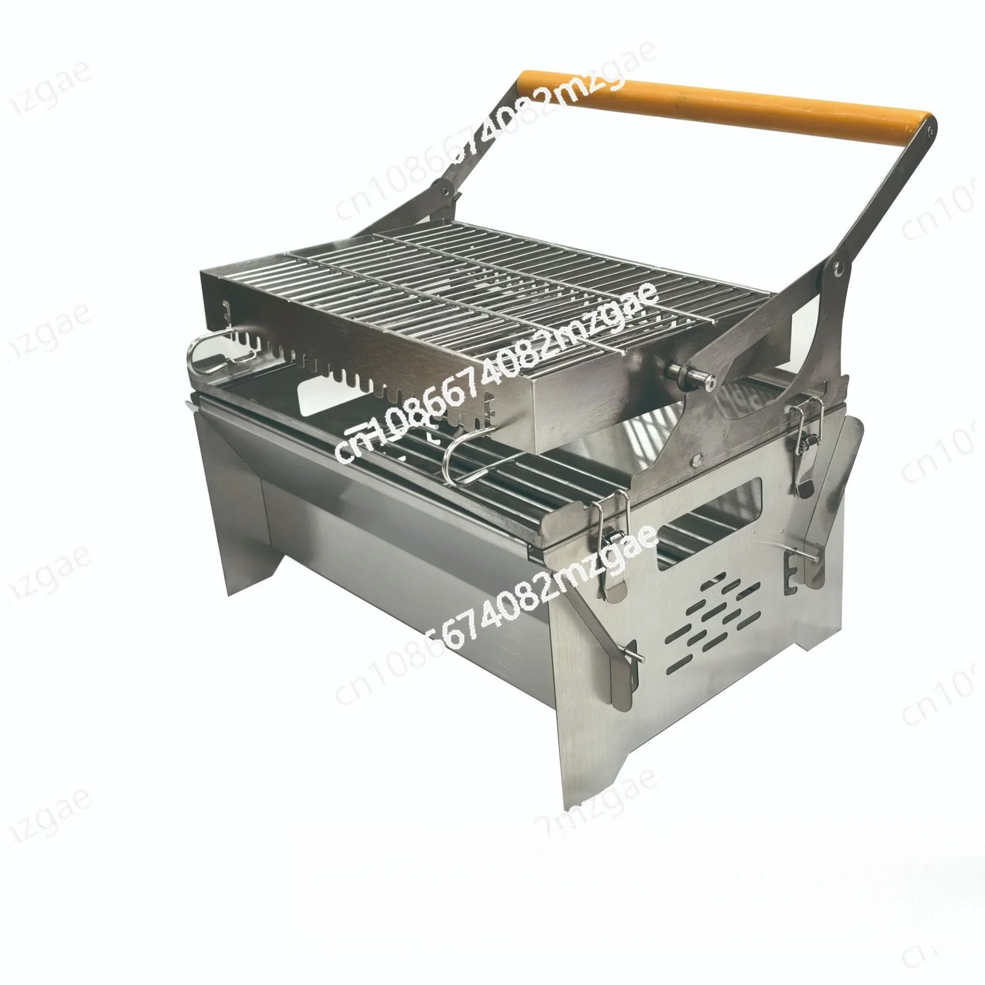 

Съемный перекидной гриль, бытовой угольный гриль, уличный косточка, газовая плита, вращающийся сетчатый гриль