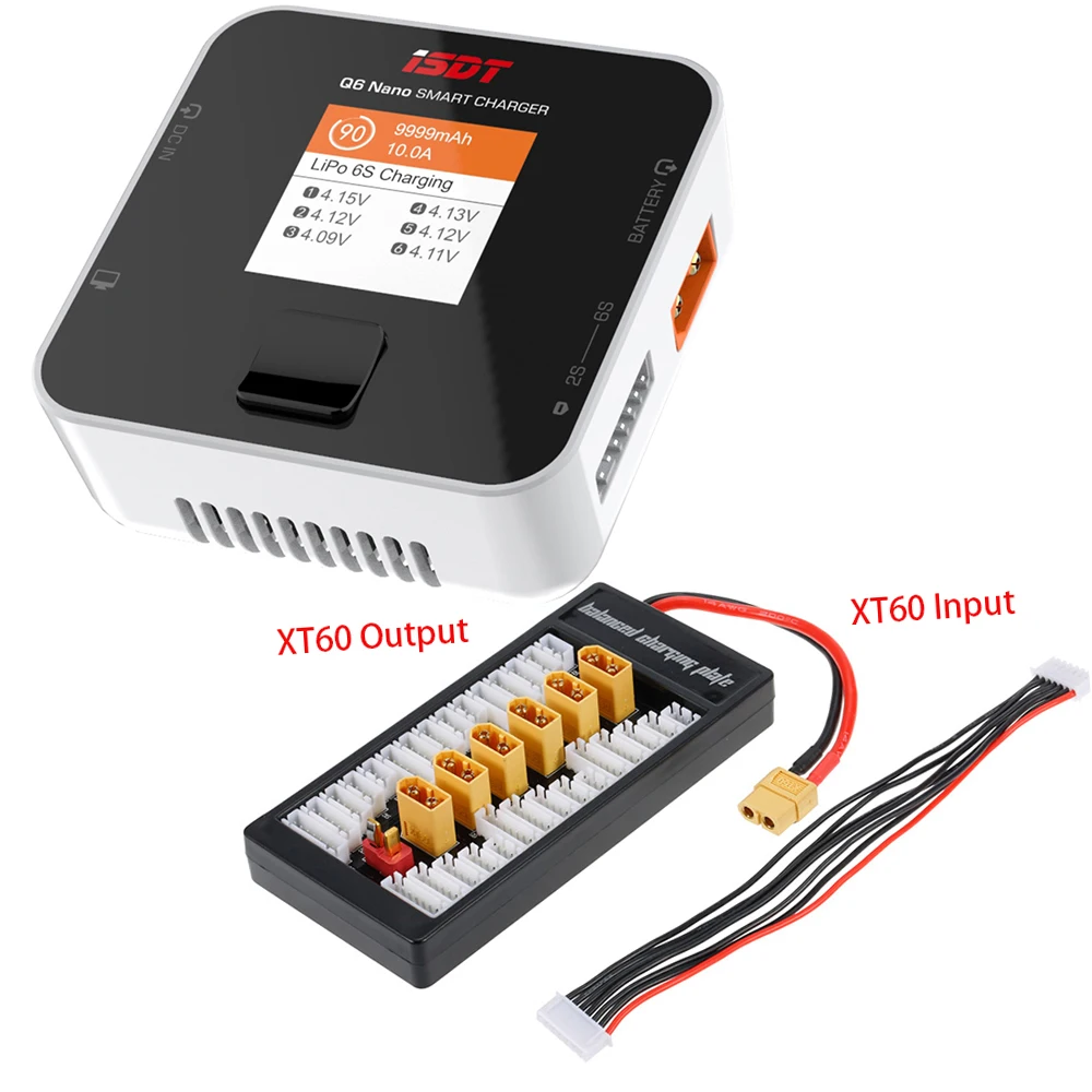 

ISDT Q6 Nano BattGo 200W 8A Lipo Battery Charger Colorful Pocket for 1-6S Lipo Battery