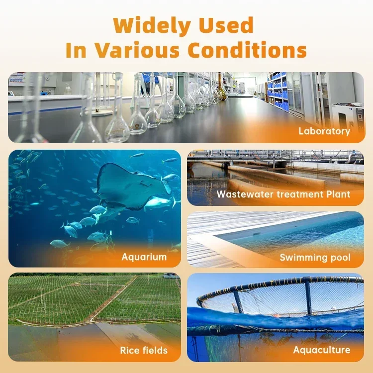 Pompa Dosis Pengontrol PH Analitik Jumo Berkualitas Tinggi, Meter Analisis Air Industri, ORP EC TDS PH Minyak Plastik Layar LCD