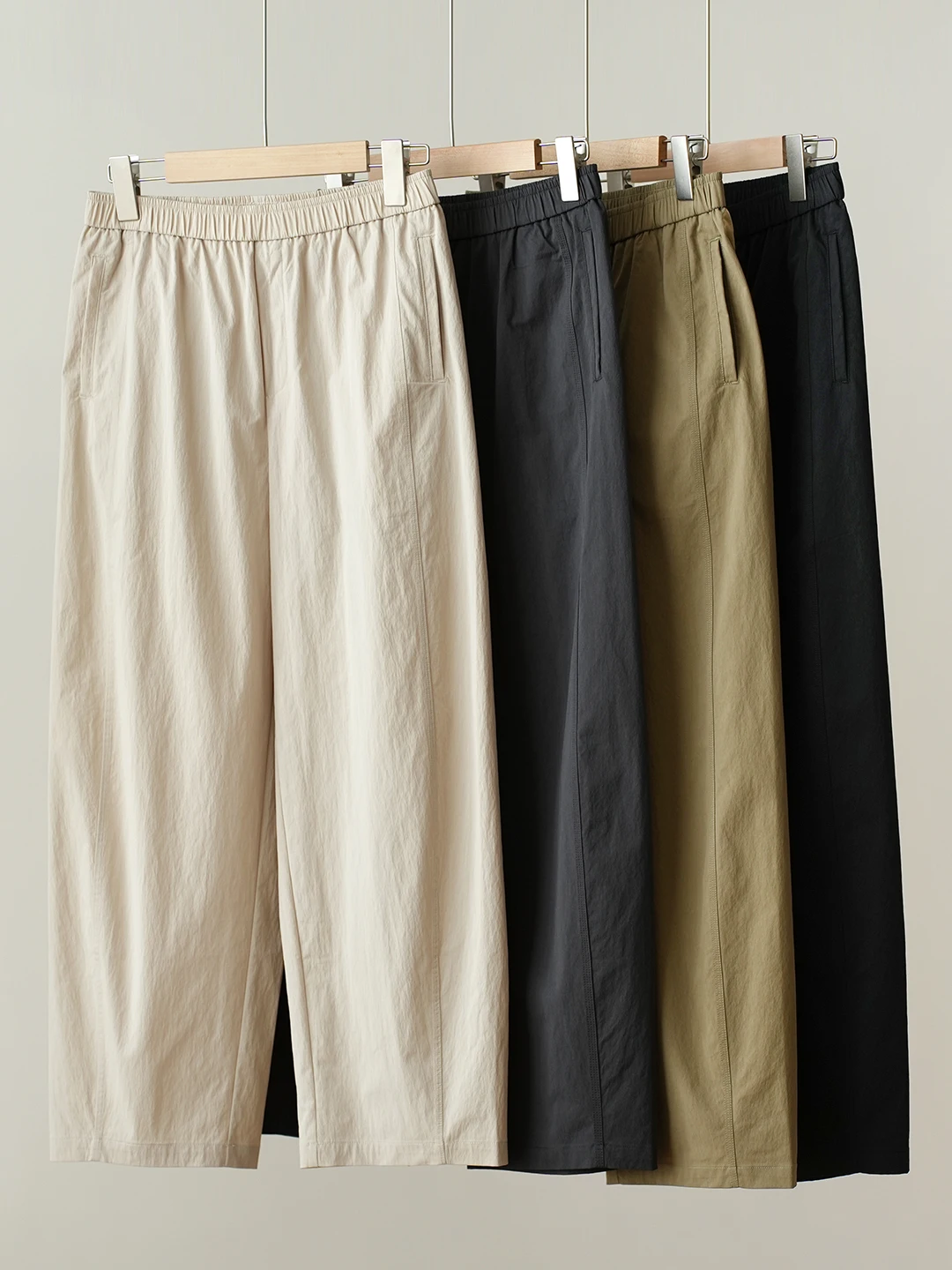 

Женские функциональные брюки для активного отдыха, однотонные, укороченные (7/8), весна-осень, эластичные в четырех направлениях, повседневные