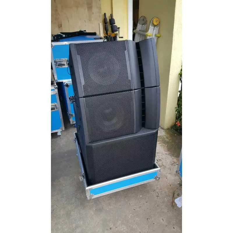 Pro 12inch Active Speaker Neodymium Wooden Line Array System Stage Pro Audio