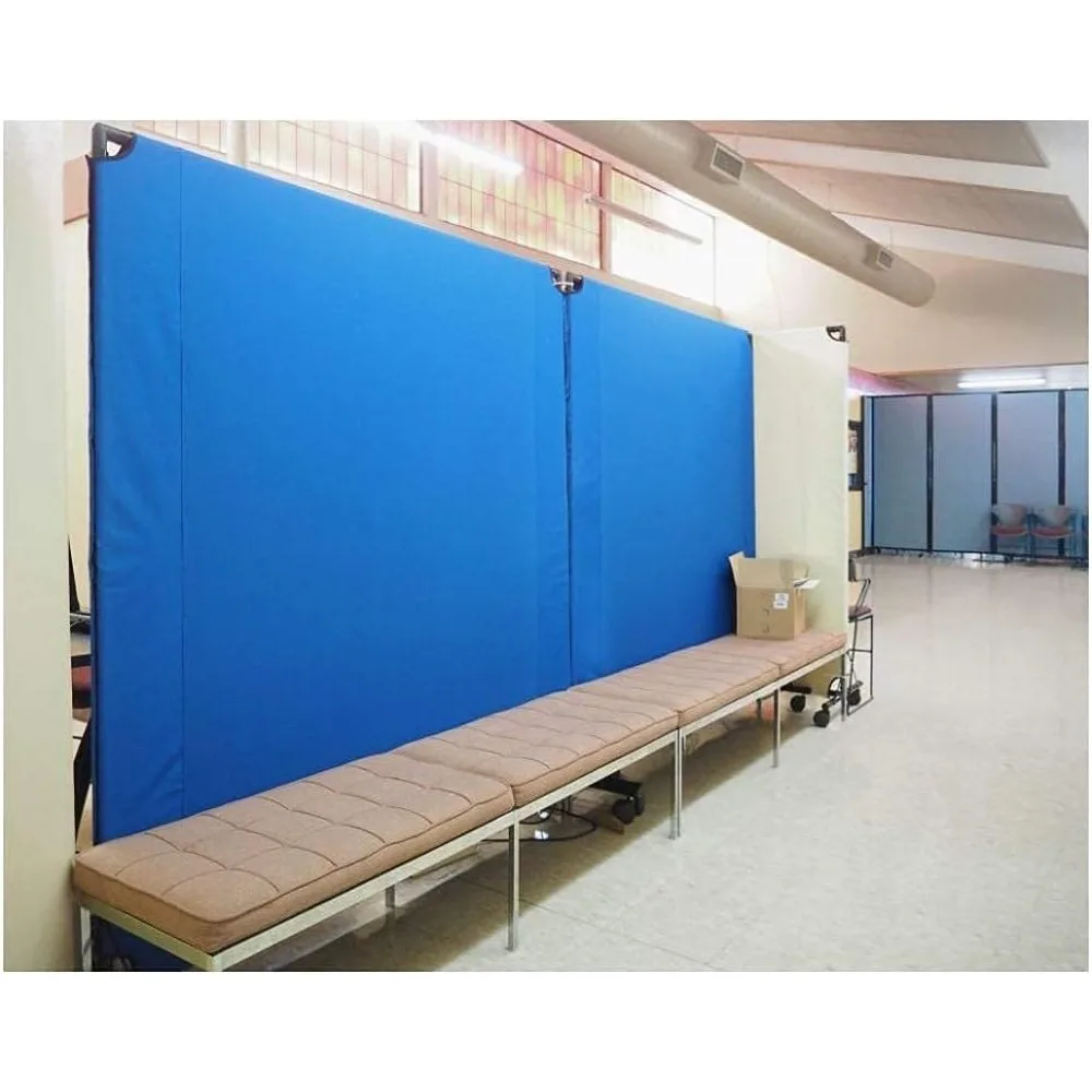 Room Divider | Durable, Lightweight And Easily-Transportable Black 6' X 6' Canvas | Temporary Wall,room Divider