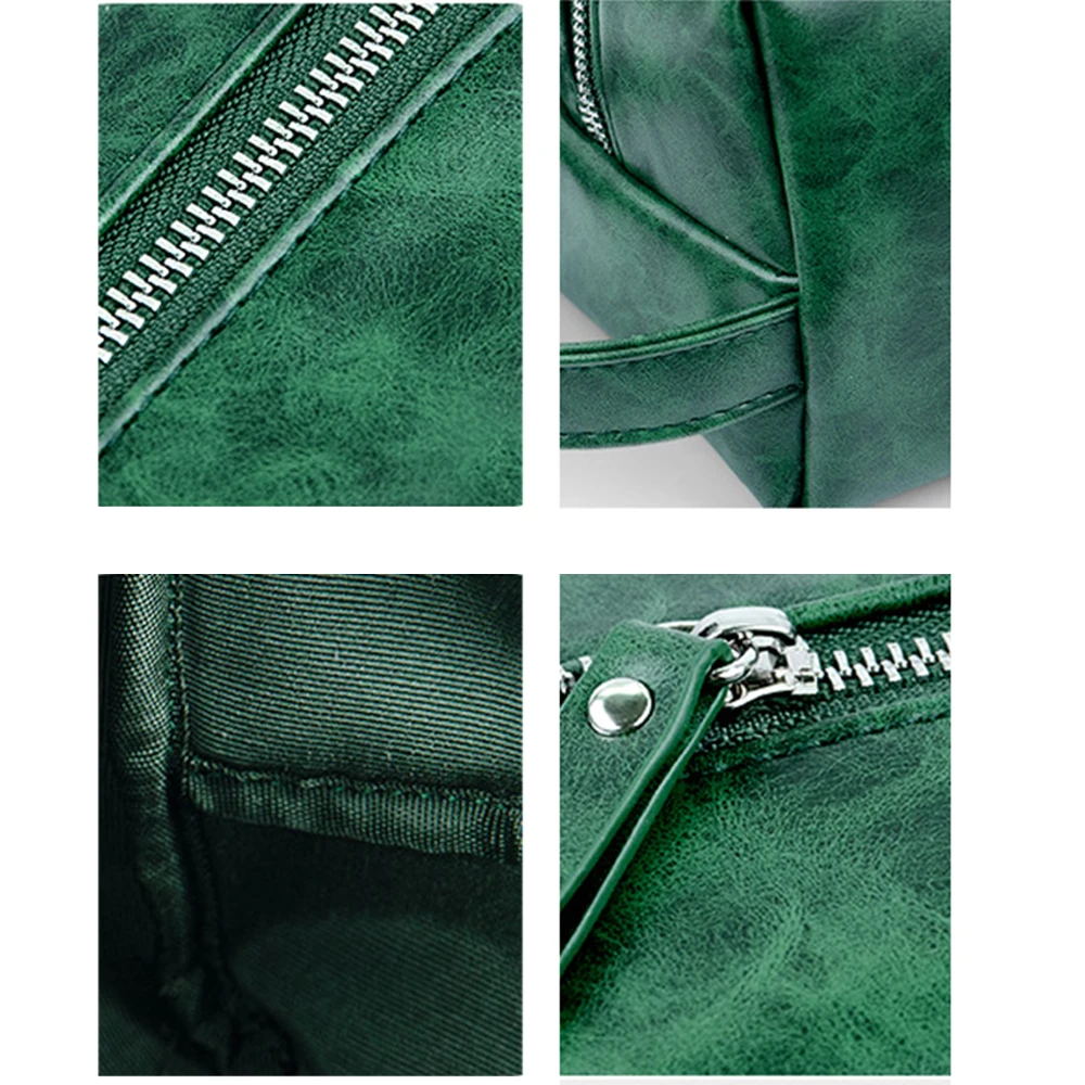 Дорожная повседневная сумка-органайзер для путешествий, винтажная косметичка из искусственной кожи для хранения косметики, подарок для отдыха