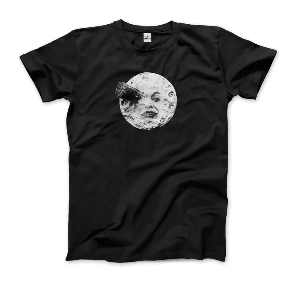 A Trip to the Moon, 1902 Movie  Tees Cotton Luxury brand vintage oversized