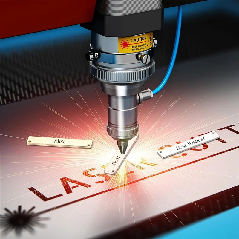 مجموعة أساور قابلة للنقش من CYL تتضمن 10 تعليقات مستطيلة فارغة و10 أساور منزلق قابلة للتعديل و30 حلقات قفز #4