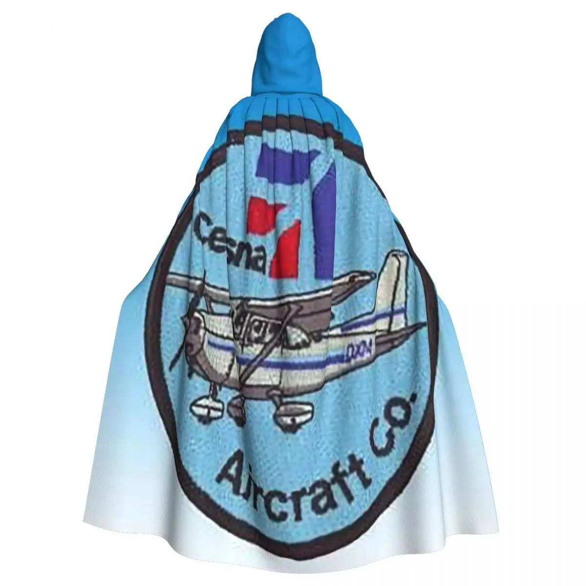 

Cessna Logo Long Hooded Cloak Witch Medieval Costume Cosplay Cape HalloweenVampire Adult Unisex