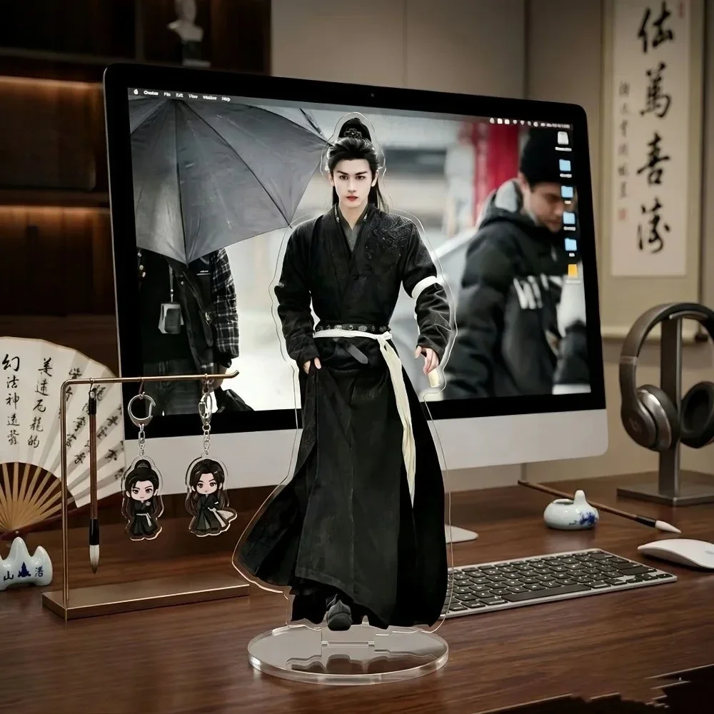 Chinese Tv Drama Zhu Yu Zhang Linghe Xie Zheng Ancient Cosplay Costume Acrylic Stand Keychain Desktop Ornament for Fans Gift