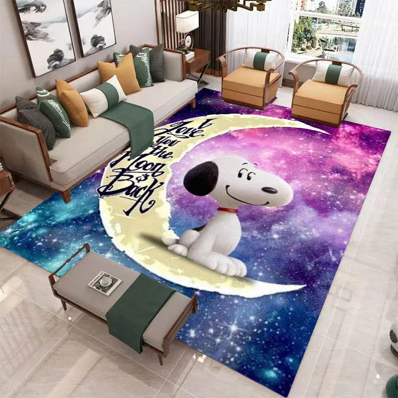 Cute Cartoon Snoopy printed carpet Non-slip carpet outdoor carpets area rug Home bedroom decor rugs for bedroom birthday gift