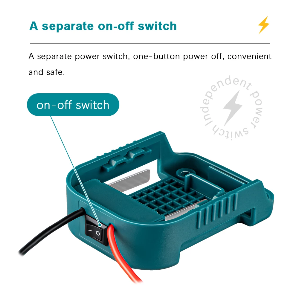 External Battery Adapter Converter for MT Makita 14V/18V  Battery DIY Power Tool box mod Plug accessories kit electric extension