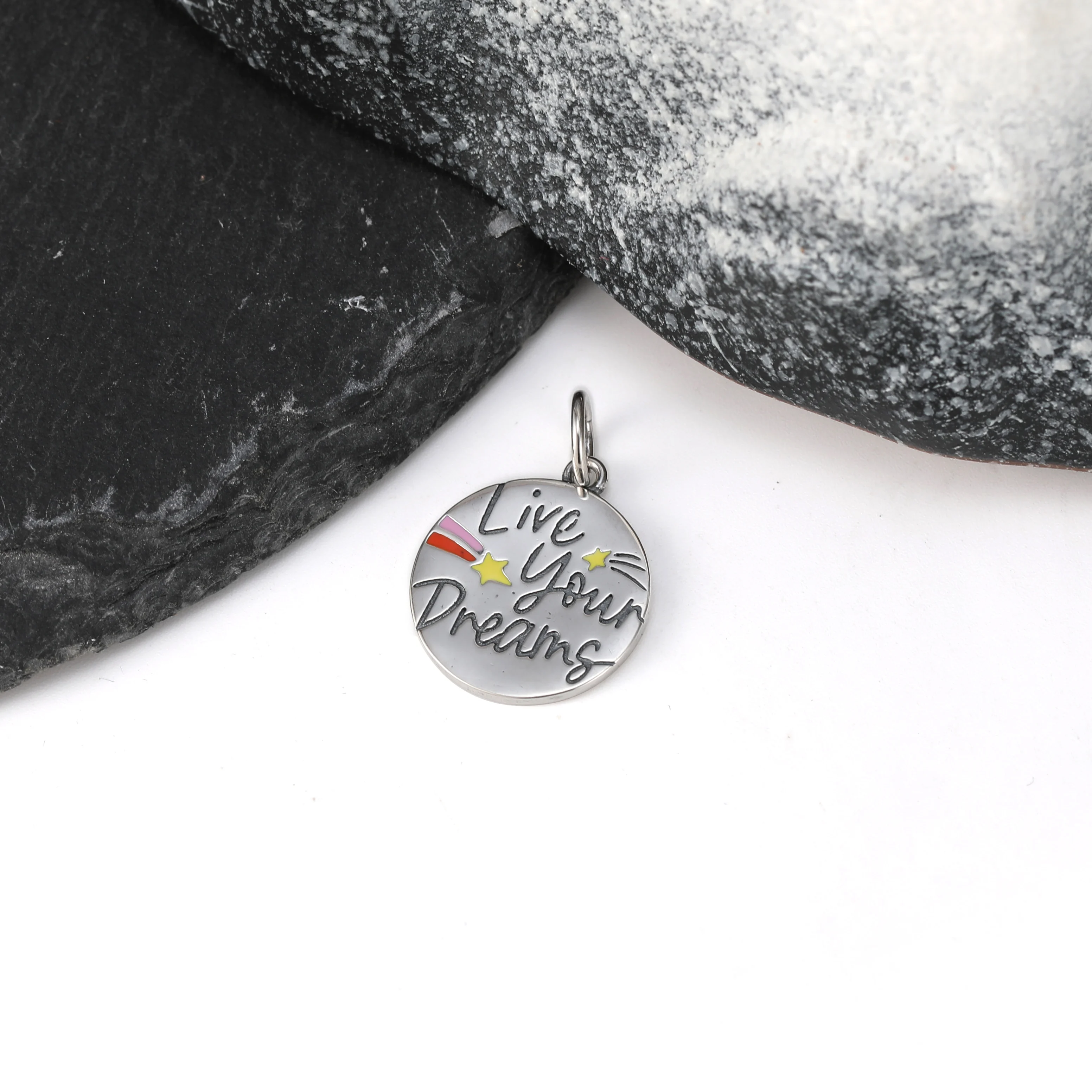

DJ174 genuine 925 sterling silver fashionable and exquisite keychain accessory Realize your dreams pendant