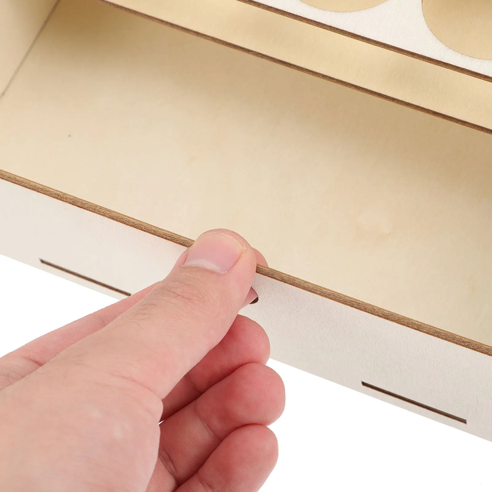 

Деревянная подставка для хранения красок с выдвижным ящиком для акриловых, акварельных красок, пигментов, чернил, компактный настольный органайзер для художественных принадлежностей