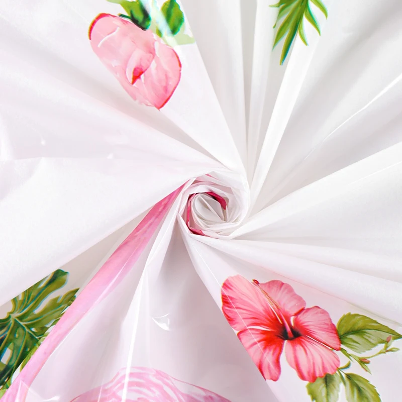 Hawaiianische Partydekoration, Palmenblätter, Einweg-Tischdecke, Tischüberzug, tropische Sommer- und Strandartikel, Luau-Geburtstagsparty-Dekoration – Detail 4