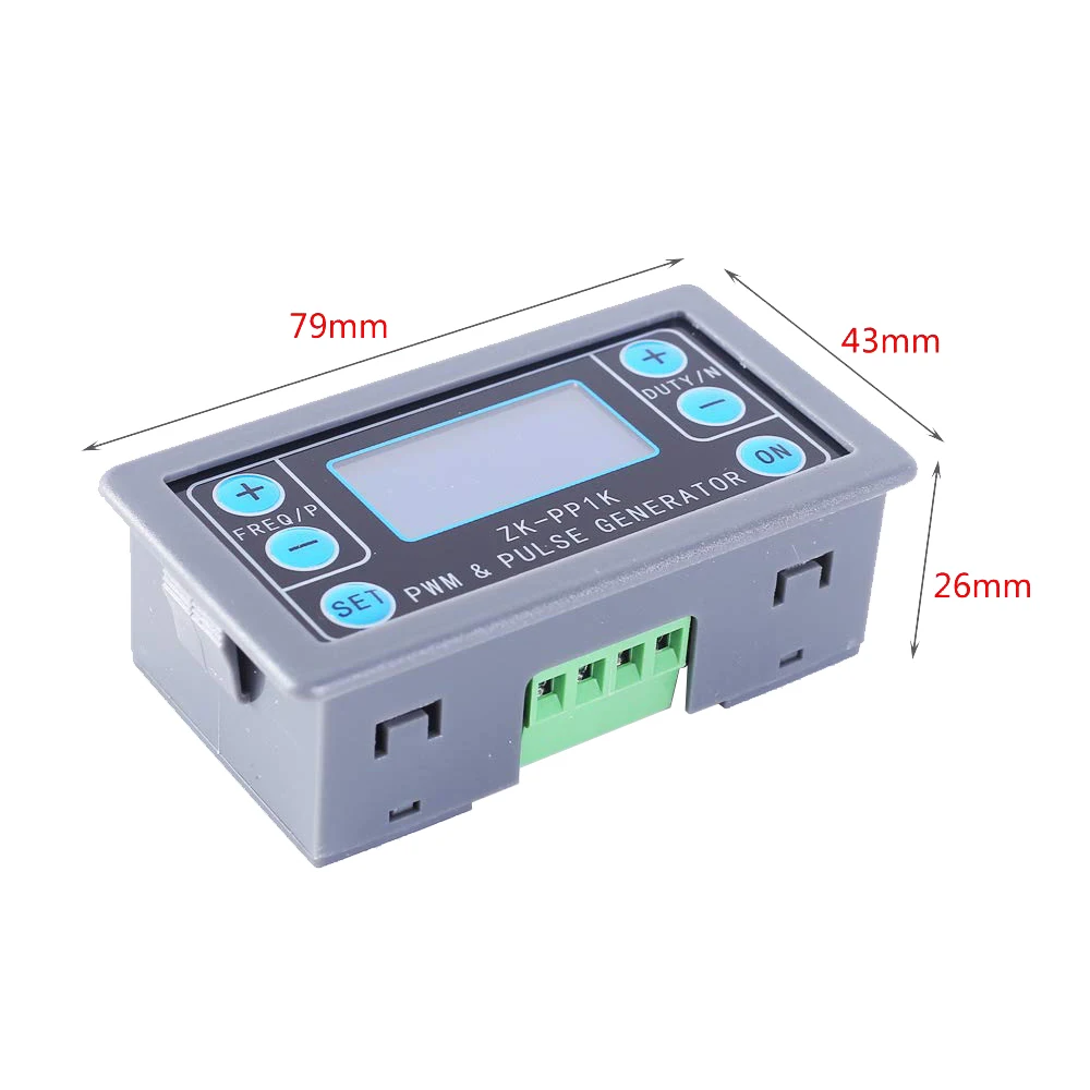 ZK-PP1K Dual Mode Signal Generator LCD PWM 1-Channel 1Hz-150KHz PWM Pulse Frequency Duty Cycle Adjustable Square Wave Generator