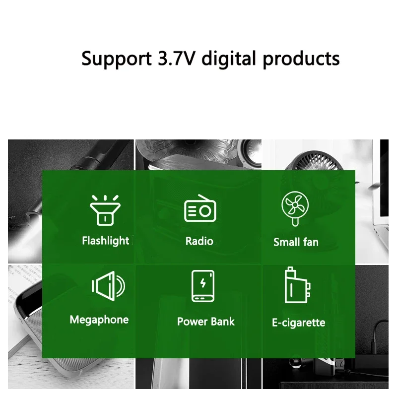 Batería recargable de litio para cigarrillo electrónico, capacidad Real 26650, 3,7 V, 5000mAh, para linterna, megáfono, 26650