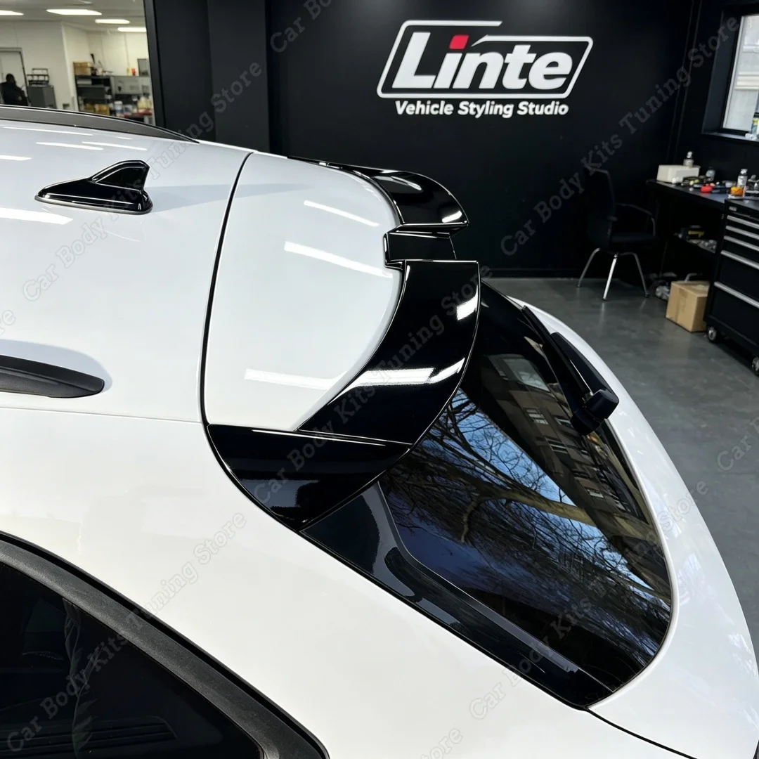 Rear Roof Spoiler For Seat Leon MK4 Sportstourer 2021-2026 ABS Glossy Black Top Tail Wing Splitter Modification Upgrade BodyKits