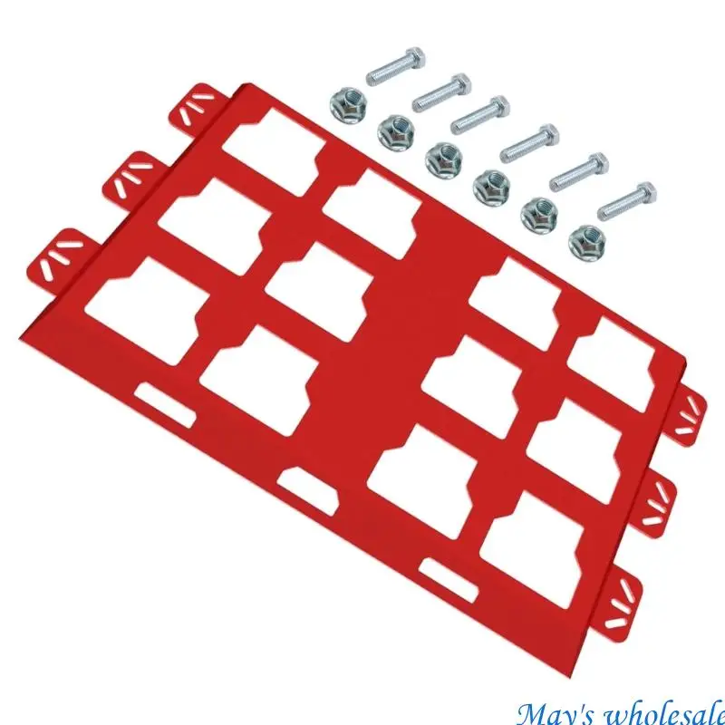 لوحة تركيب معدنية بعرض كامل لصناديق الأدوات، أو لوحة التركيب على الحائط أو تخزين الأدوات وتنظيمها 448A