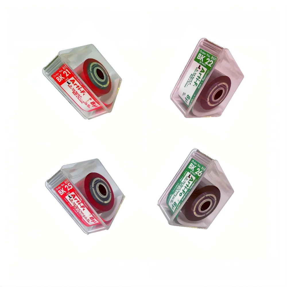 

Bausch Arti-Fol Dental Articulating Paper for Crown Bridge Adjustment 8um 20m Roll Ultra Thin Occlusion Contact Bite Indicator