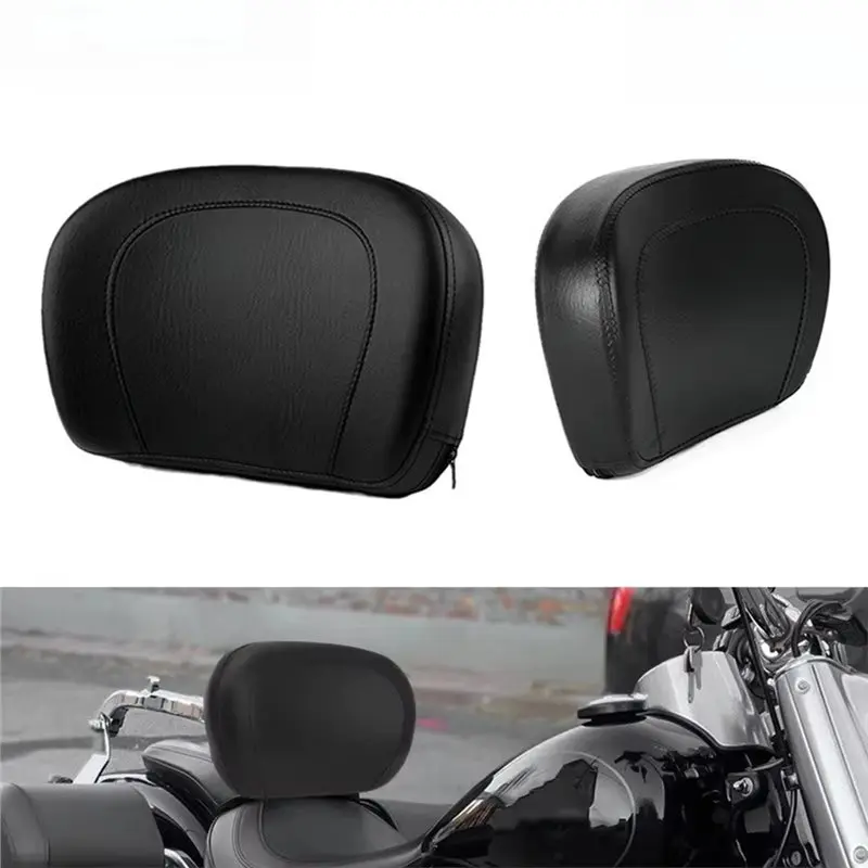 A11M-Motorcycle Sissy Bar Passenger Backrest Pad For -Davidson 1997-2022 Touring Electra Glide Road King Street Glide Mode