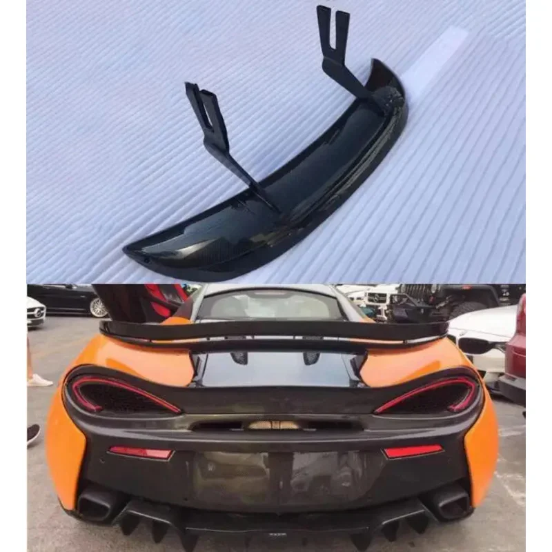 For Mclaren 540C 570 570S 570GT 2016 2017 2018 2019 2020 2021 2022 P1 Real Dry Carbon Fiber Car Rear Wing Trunk Lip Spoiler