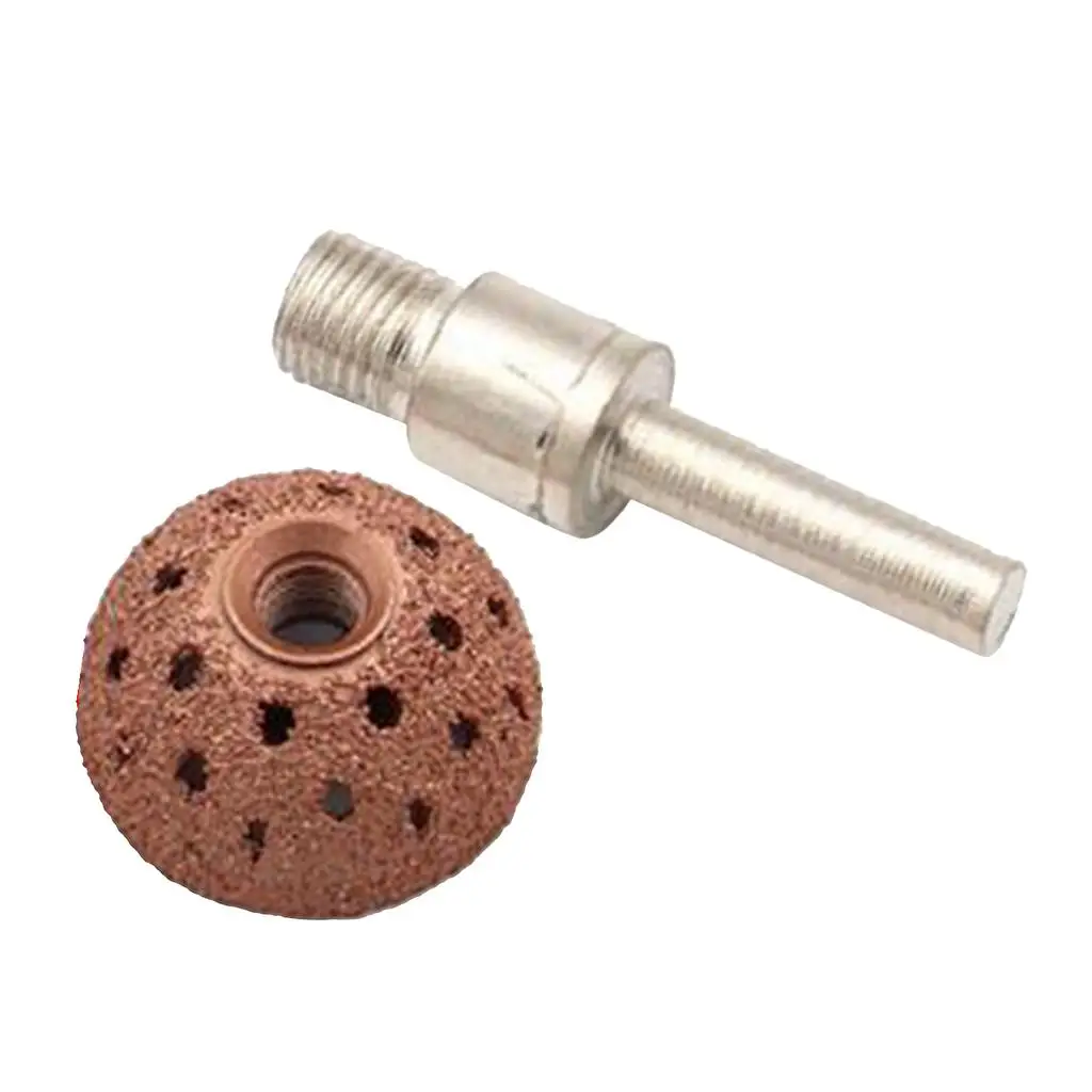 42mm Coarse Grit Carbide Tire Polishing Wheel with Linking Rod Tire Grinding Head for Car Patch Kit