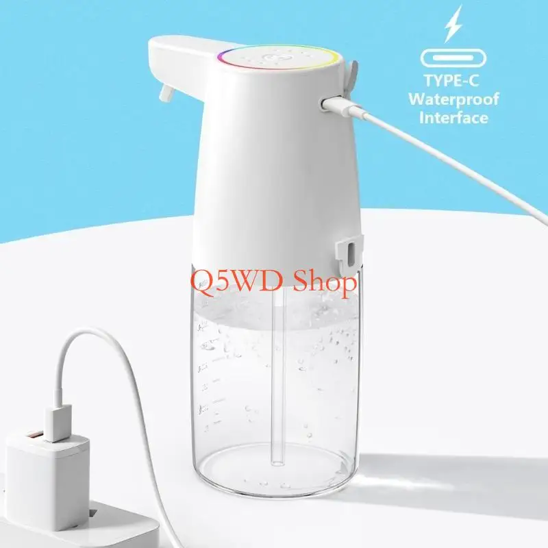 Q5WD Automatic Foams Soap Dispenser Sensors Operated Contactless for Kitchen & Bathroom