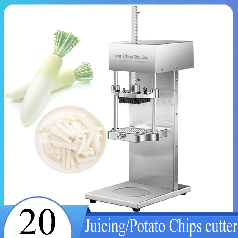 

Electric Juicer Stainless Steel Fruit Stall Fresh Orange Squeezer Commercial Potato Chips Cutter