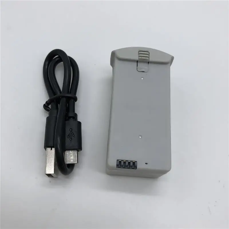 ZHIPAIJI Drone Battery with Charger, for LSRC S6S Drone Spare Part Drone Battery 7.4V 1600mAh USB Charger Battery Charger