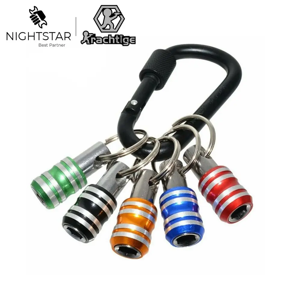 

Mini Keychain Tools Colorful Magnetic Screwdriver Extension Rod Holder Bit for Home Woodworking Tools