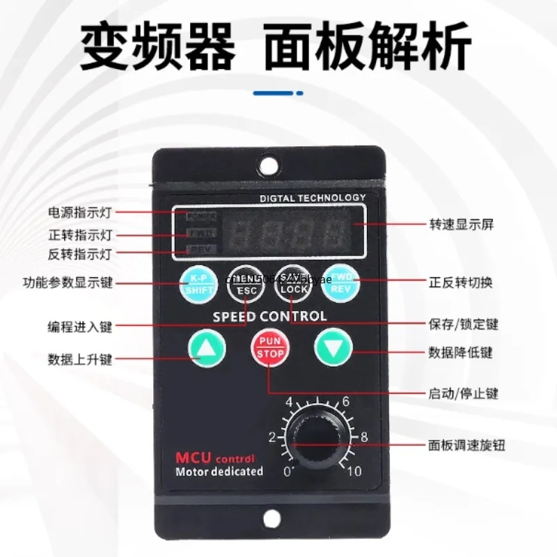 For T13‑750W‑12‑H Three‑Phase Frequency Converter 750W 220V Output Motor Speed Controller 380V Input Variable‑Frequency Drive