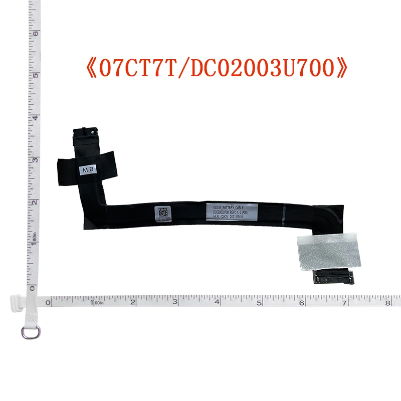 Câble de batterie pour Dell Inspiron 15 5711 Youxia G15 5510 5511 5515 5520 5521 5525 GDL55, nouvelle ligne, 07CT7T DC02003U800