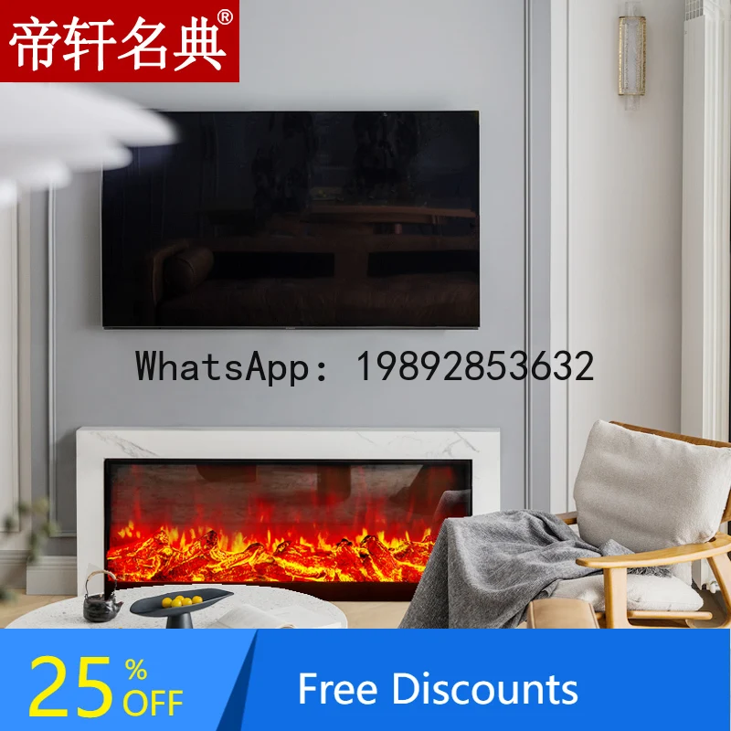 

YFY Simple TV Cabinet Fireplace Frame Internet Celebrity Electronic Decorative Fireplace Core Simulation