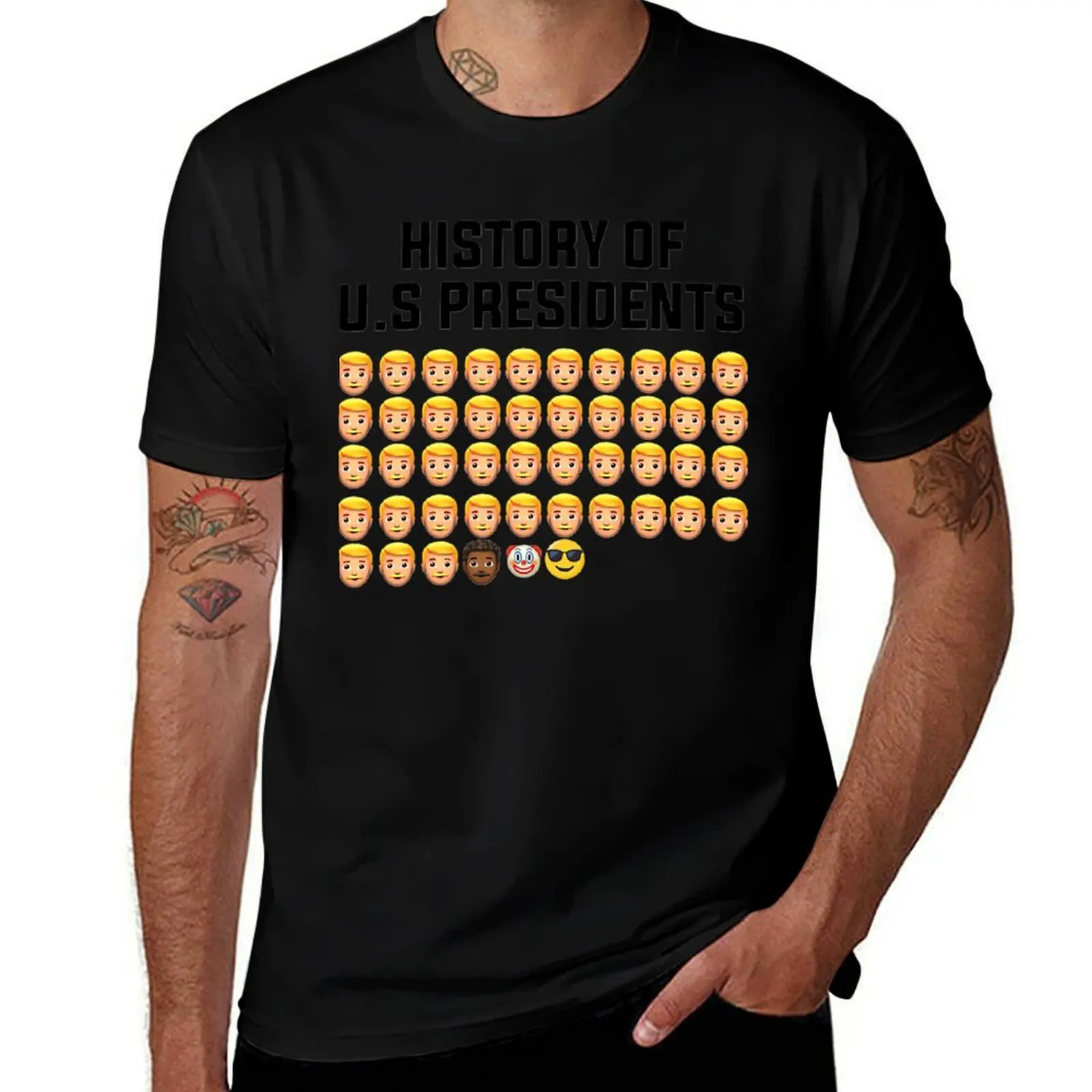 

History of U.S presidents 46th cool president T-Shirt t shirt custom print T-Shirt