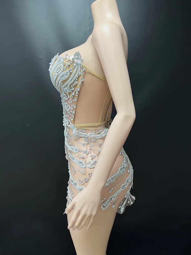 Wysokiej jakości seksowna sukienka z elastycznym wiązaniem na biuście, nowa kolekcja 2025, odzież damska na zamówienie.