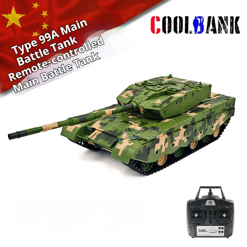 

Радиоуправляемый основной боевой танк Coolbank Heng Long 7.0, китайский тип 99А, с имитацией дыма, военная модель-игрушка для взрослых