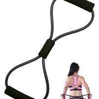 Yoga Resistance Bands Elastic Sports Exercise Puller 8-shaped Chest Expander Pilates Gym Fitness Equipment Strength Training