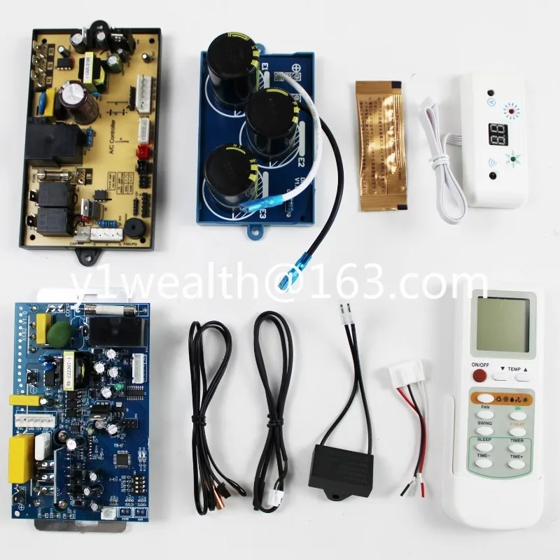 Placa de Control Universal para Aire Acondicionado Doméstico QD82U+ 24000 BTU, Placa Base Principal de Metal, Sistema Inverter DC/AC Eléctrico