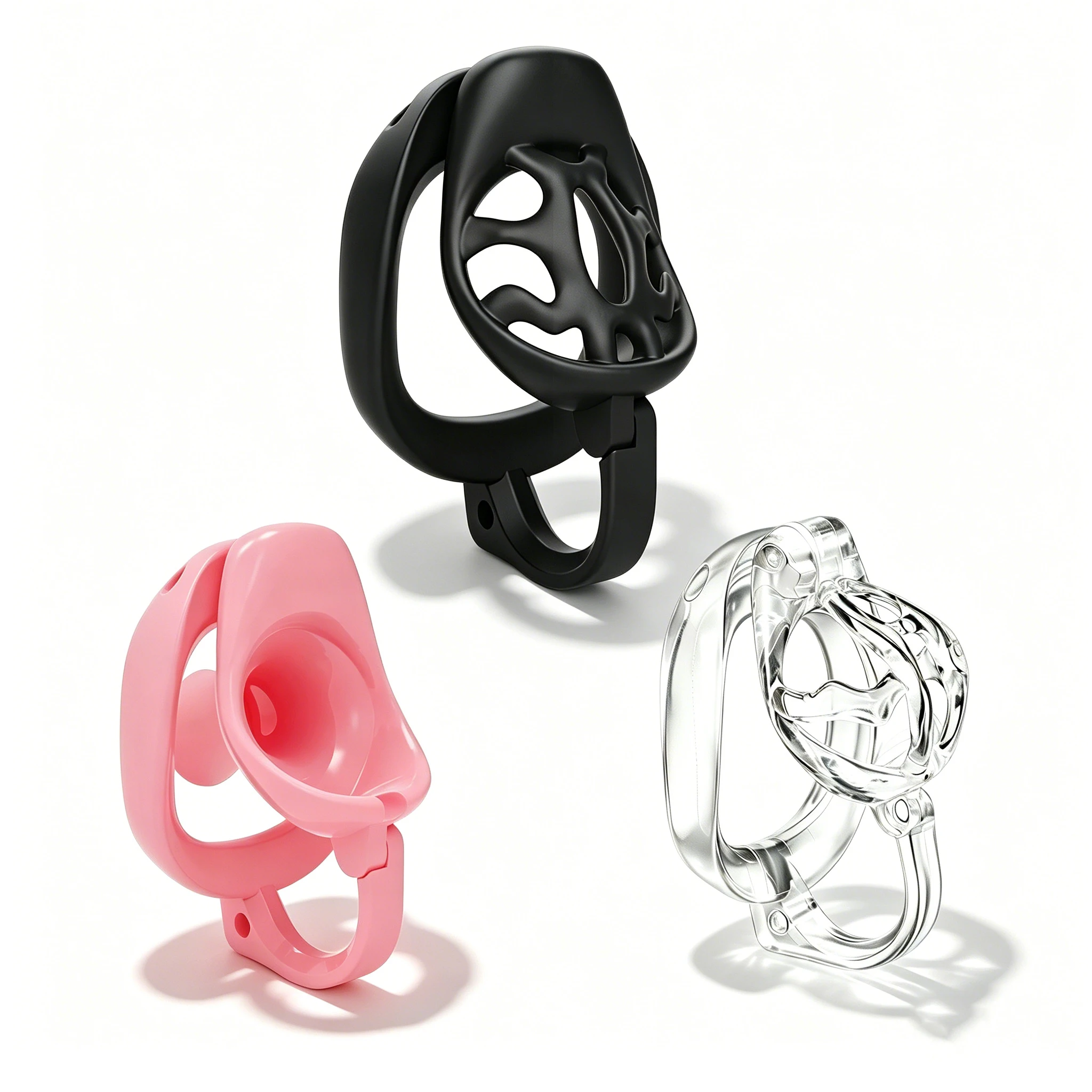 Pro Male Chastity Device Cock Cage Bondage Fetish With the Hook, Lock Up for Locktober with Stubby Buddy Cages.