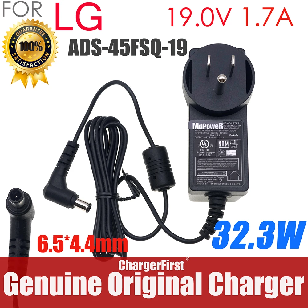FOR LG 19V-1.7A ADS-40FSG-19 19032GPCU-1 AC adapter Power supply Charger cord