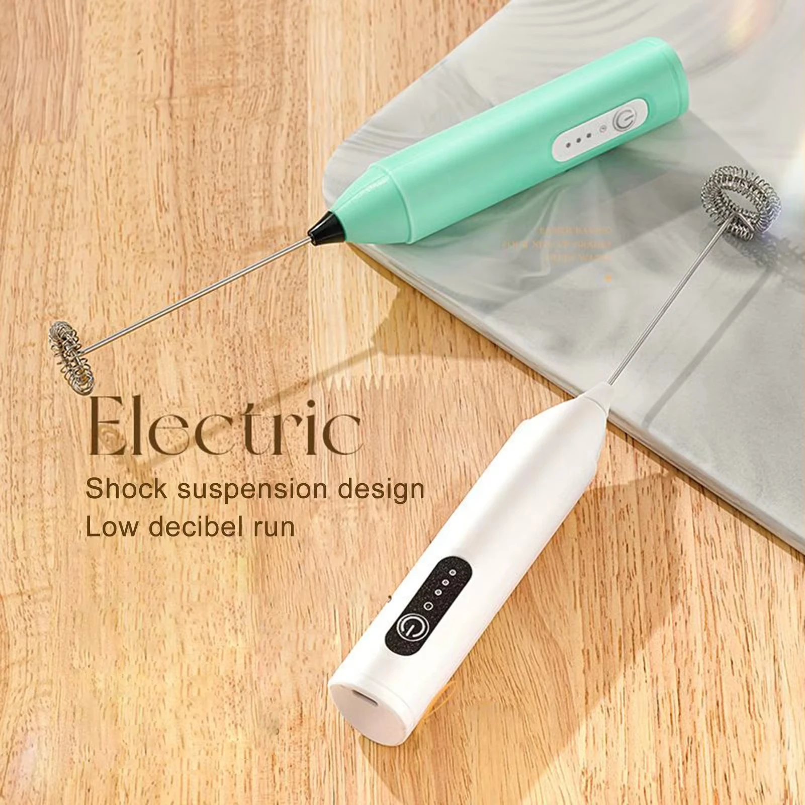 전기 계란 거품기, 휴대용 우유 거품기, 휴대용 음료 커피 머신, 3단계 가정용 주방 잼 믹서