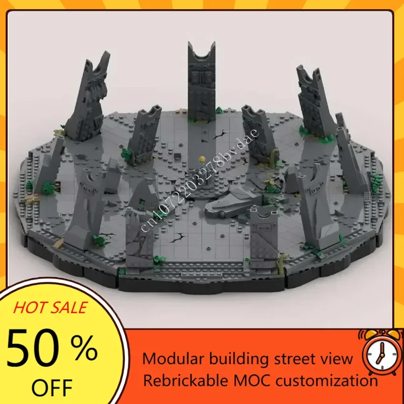 

1992PCS Seathos Temple Diorama MOC Creative street view Model Building Blocks Architecture DIY Education Assembly Model Toy Gift