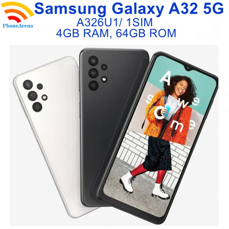 Samsung-Smartphone Galaxy a32 5g a326u1,ロック解除された6.5インチ