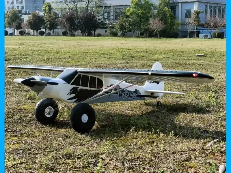 เครื่องบินจำลอง Fms ปี 2025 รุ่น 1300 มม. Pa-18 เครื่องบินปีกตรึงบังคับวิทยุ ของเล่นเครื่องบินโฟมบังคับวิทยุ ของขวัญ รุ่น Pnp/Rtf