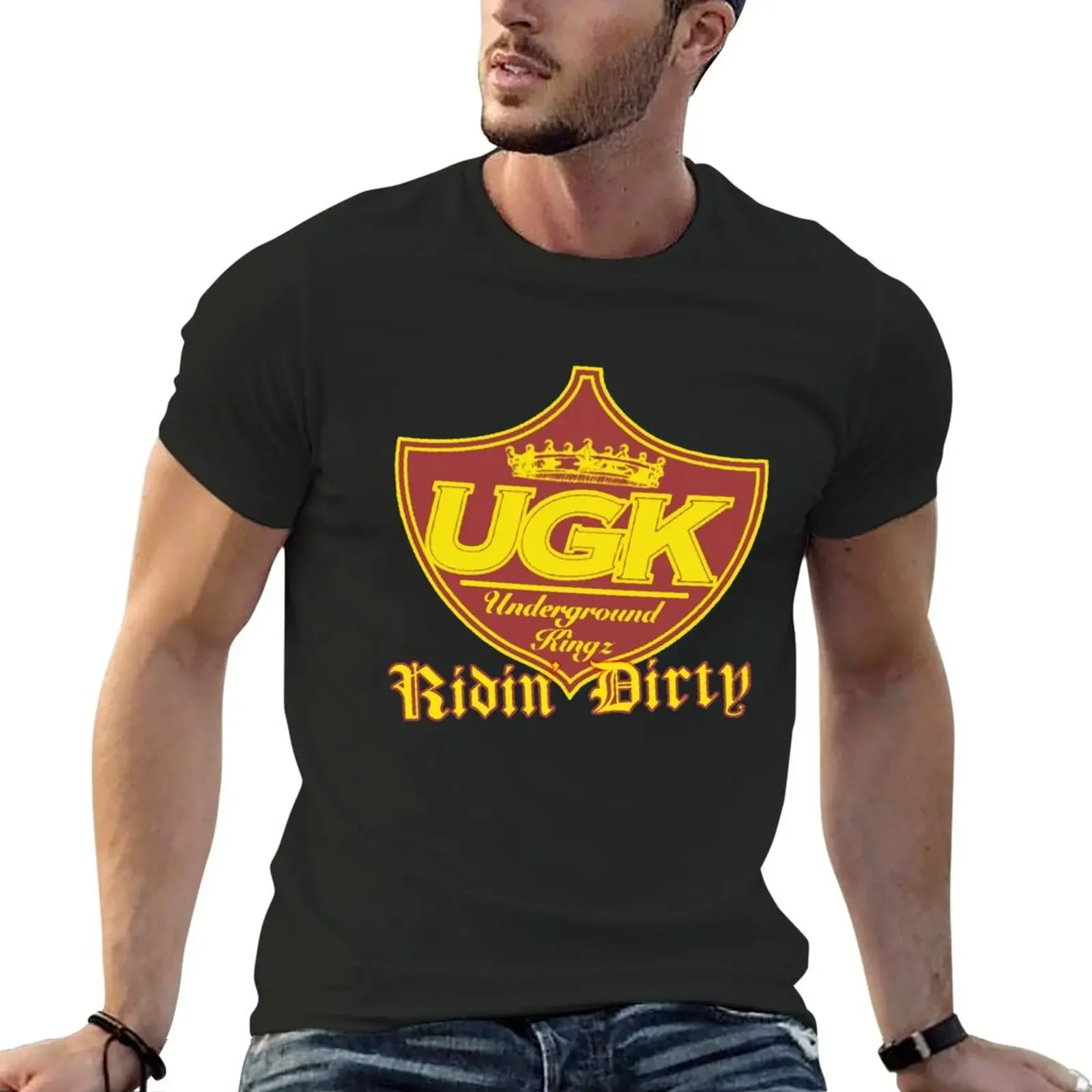 

New UGK Underground Kingz "Ridin Dirty" rare edit T-Shirt cute tops mens clothing