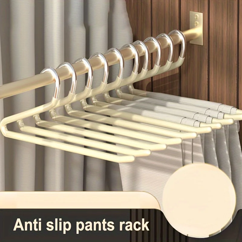 Goose-Shaped Pants Rack Household Wardrobe Built-In  Artifact 2-Shaped Pants Clip Anti-Slip Traceless Hanging Pants Special Pant